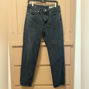 rag & bone womens black jeans, size 27